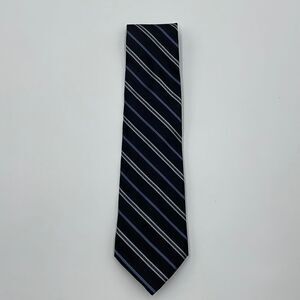 Black and blue 100% silk Joseph & feiss necktie